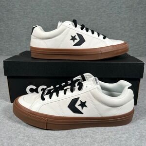 Converse Sport Casual OX Sneakers Mens‎ 10/ Womens 11.5 Vintage White Skater